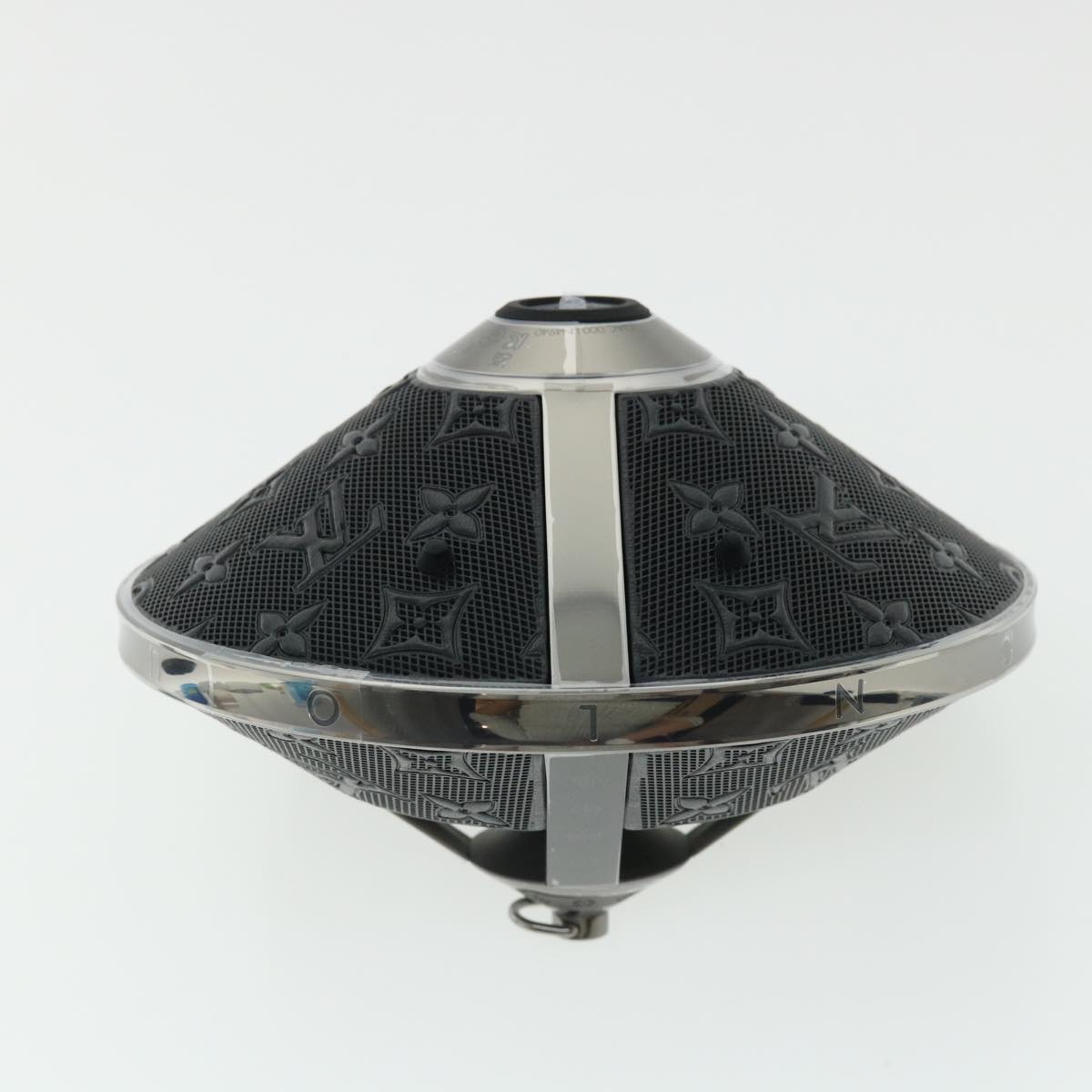 LOUIS VUITTON Monogram Horizon light-up speaker object Black QAC000 Auth 32374S