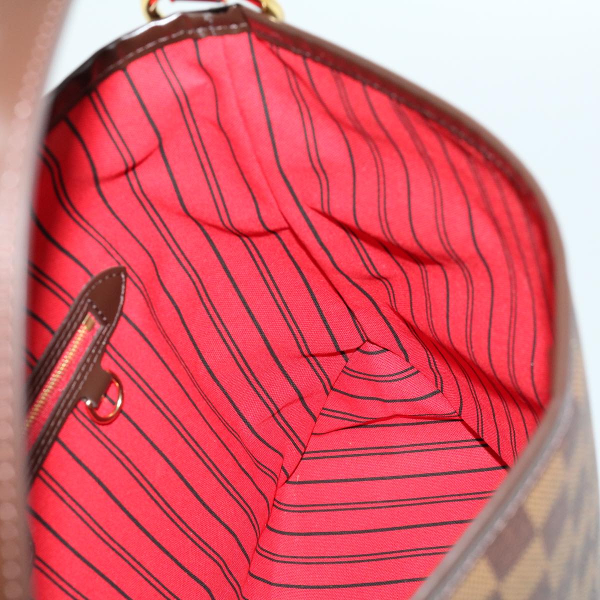 LOUIS VUITTON Damier Ebene Delightful PM Shoulder Bag N41459 LV Auth 32626SA