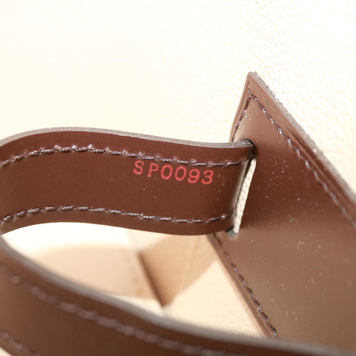 LOUIS VUITTON Damier Ebene Nice Hand Bag SPO 2way N47280 LV Auth 32758SAV
