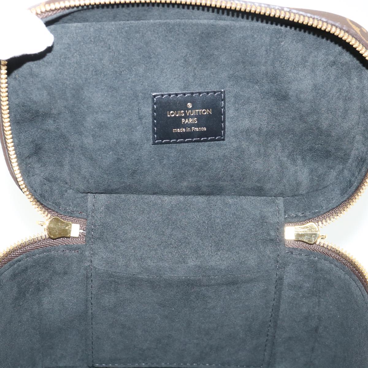 LOUIS VUITTON Monogram Reverse Vanity NVPM Hand Bag 2way M45165 LV Auth 33160S