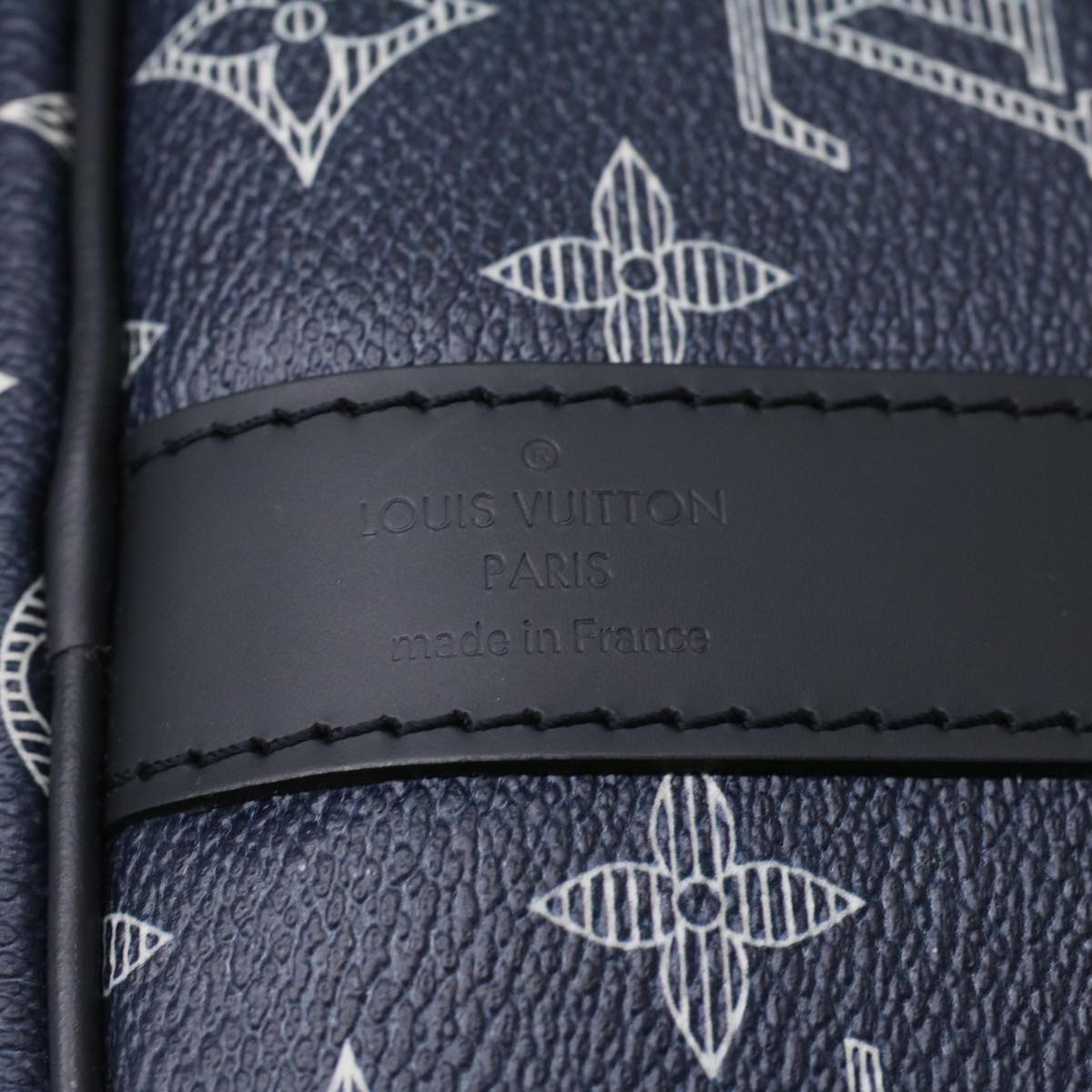 LOUIS VUITTON Monogram savanna Keepall Bandouliere 45 Boston M54129 Auth 33473S