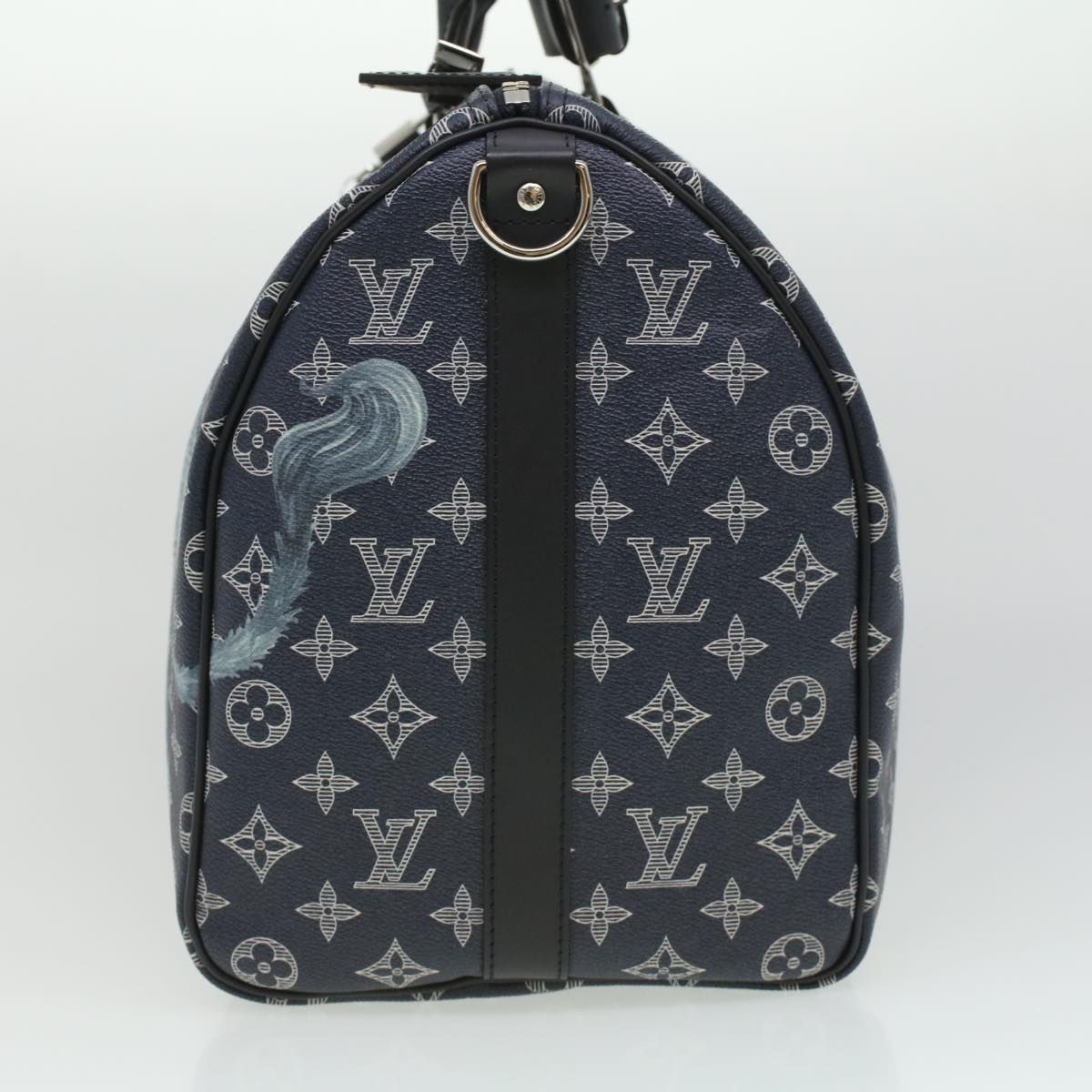 LOUIS VUITTON Monogram savanna Keepall Bandouliere 45 Boston M54129 Auth 33473S