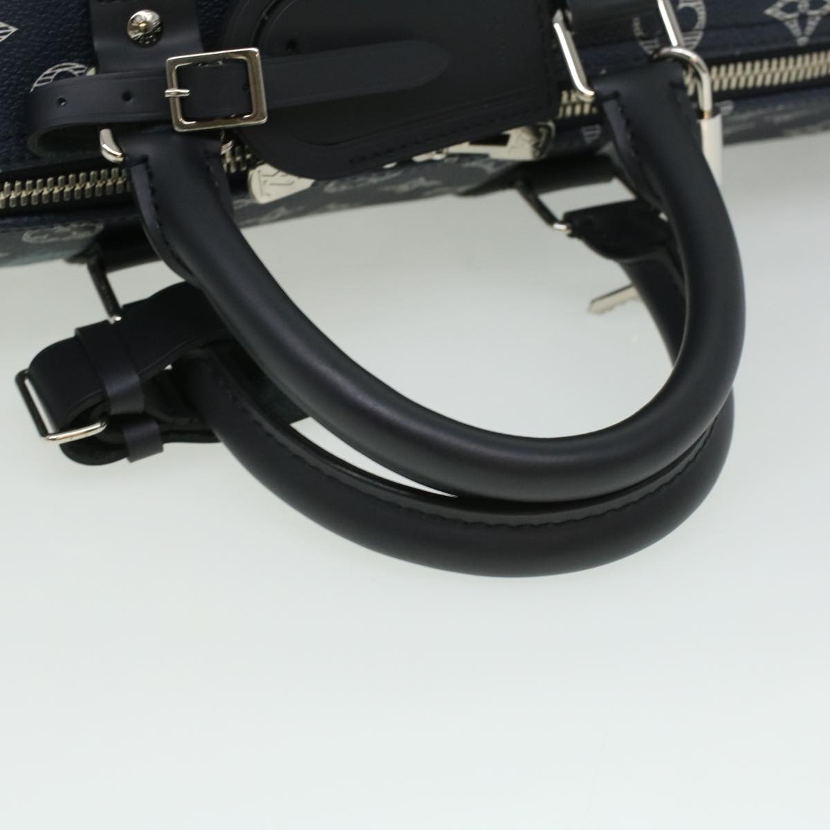 LOUIS VUITTON Monogram savanna Keepall Bandouliere 45 Boston M54129 Auth 33473S