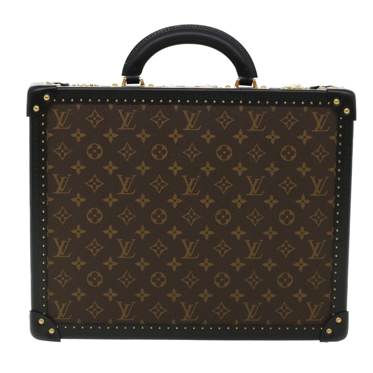 LOUIS VUITTON Monogram Reverse Canvas Cotteville 40 Trunk M20085 LV Auth 34216S