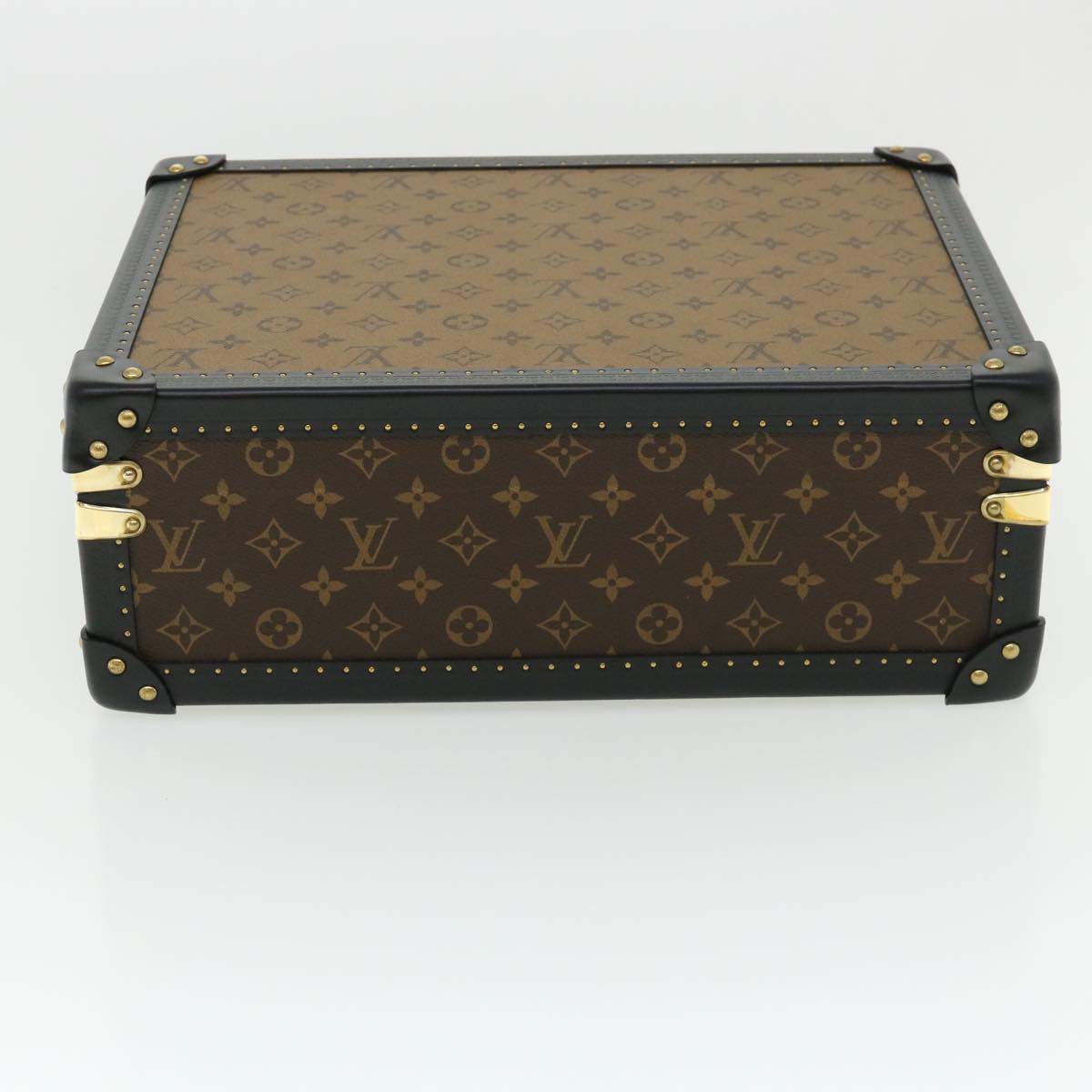 LOUIS VUITTON Monogram Reverse Canvas Cotteville 40 Trunk M20085 LV Auth 34216S