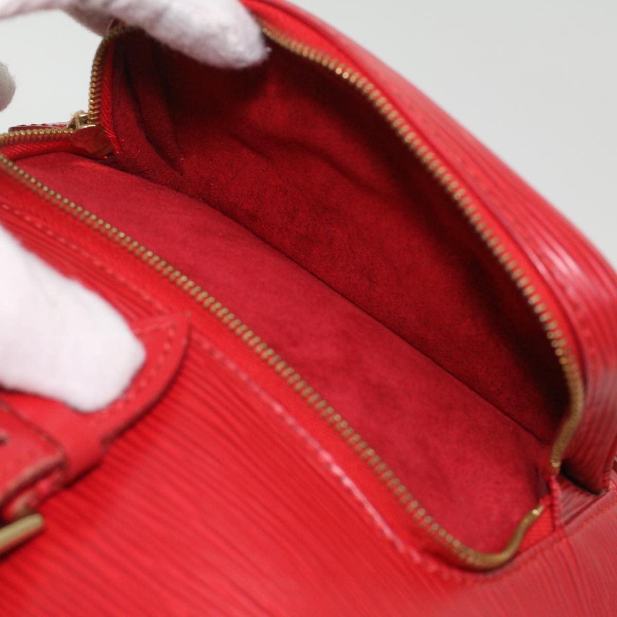 LOUIS VUITTON Epi Montsouris MM Backpack Monaco 700th Red LV Auth 36931SAV