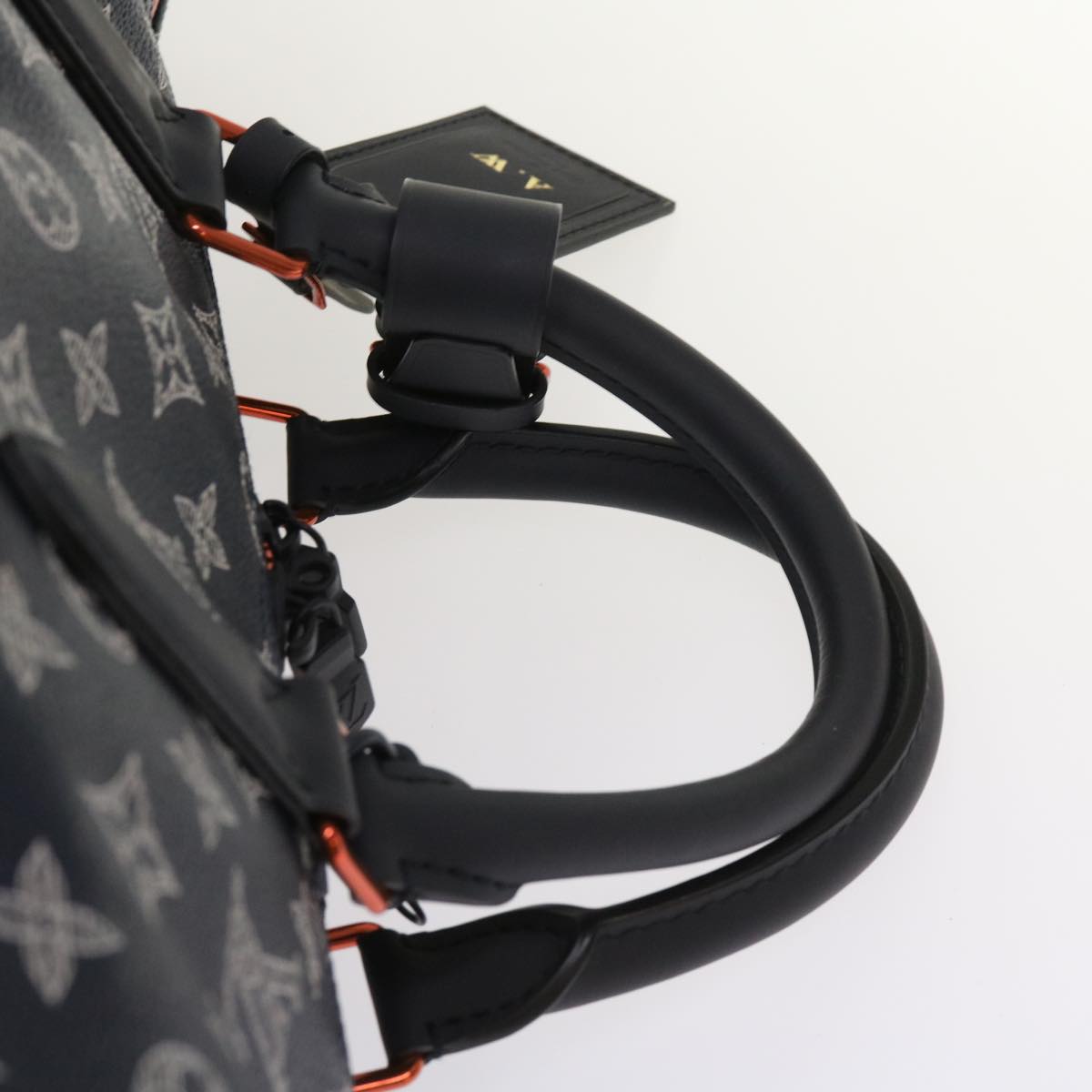 LOUIS VUITTON Monogram Ink Keepall Bandouliere 50 Bag Navy M43684 LV Auth 37879SM