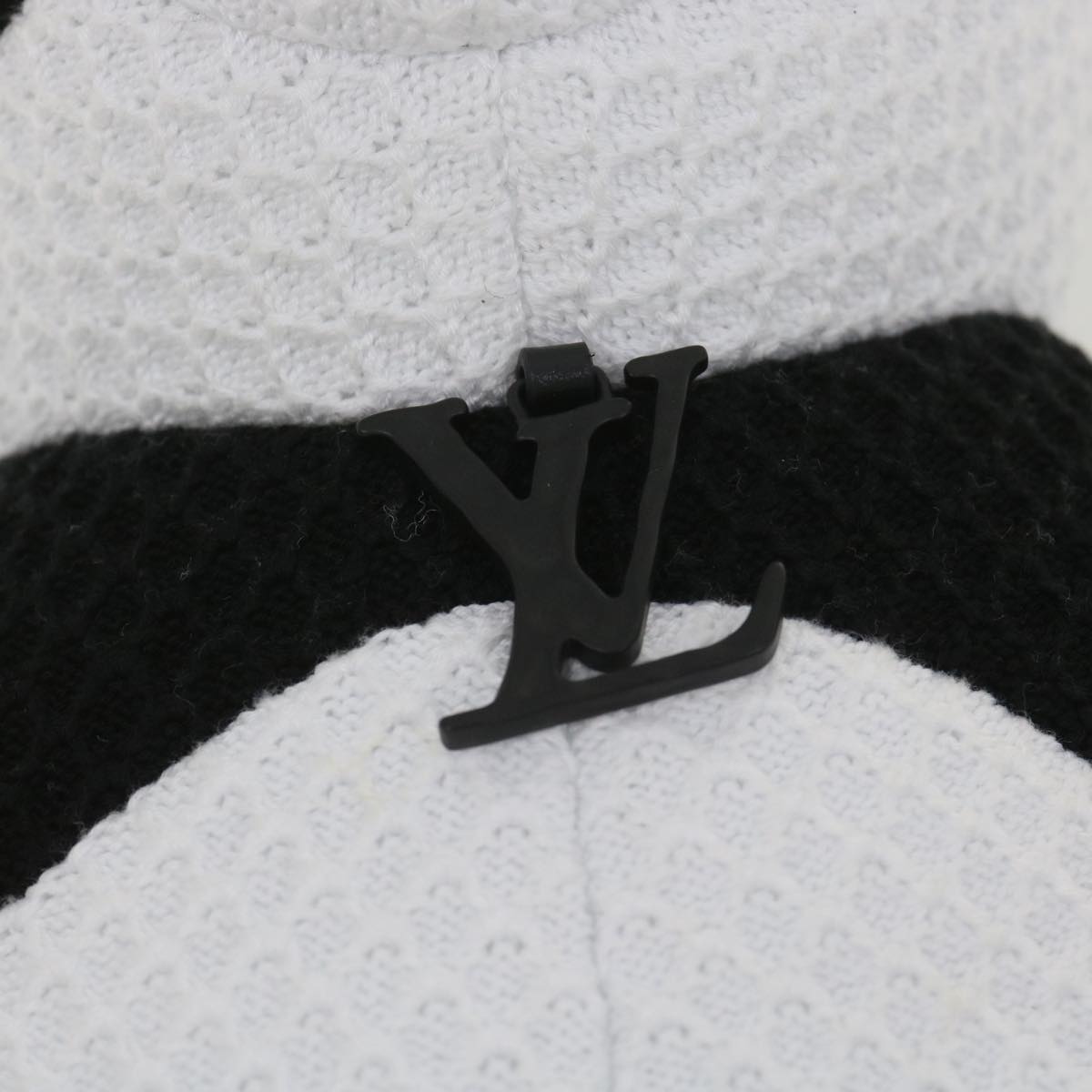 LOUIS VUITTON LV Friend Panda Bear Shoulder Bag cotton Black White M57414 37880SM