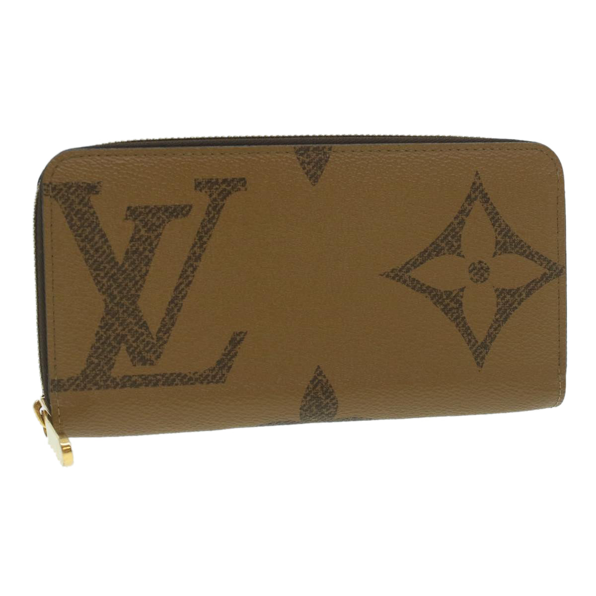 LOUIS VUITTON Monogram Giant Reverse Zippy Long Wallet M69353 LV Auth 38075M