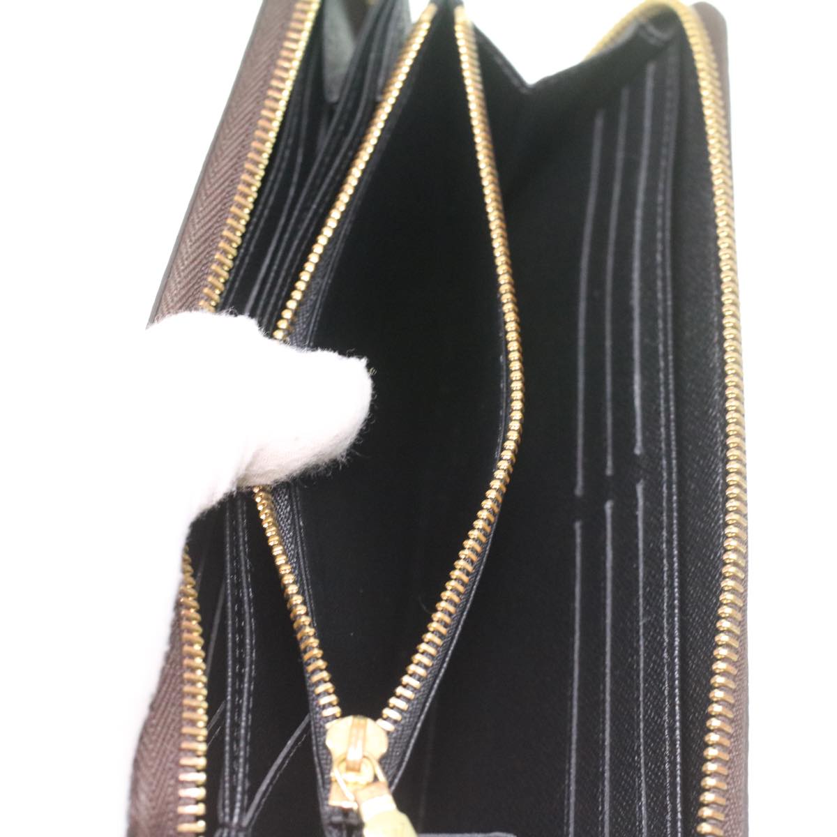 LOUIS VUITTON Monogram Giant Reverse Zippy Long Wallet M69353 LV Auth 38075M