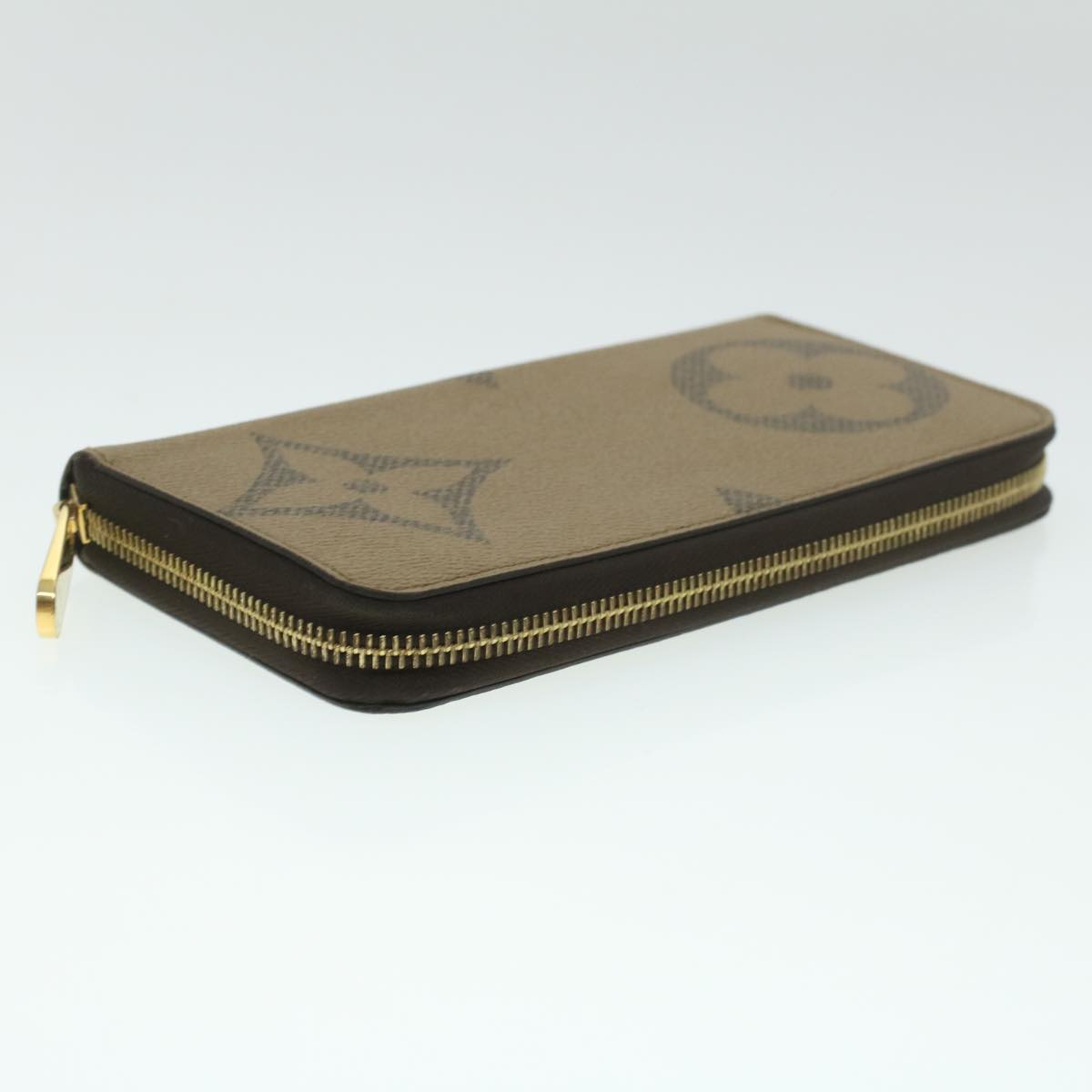 LOUIS VUITTON Monogram Giant Reverse Zippy Long Wallet M69353 LV Auth 38075M