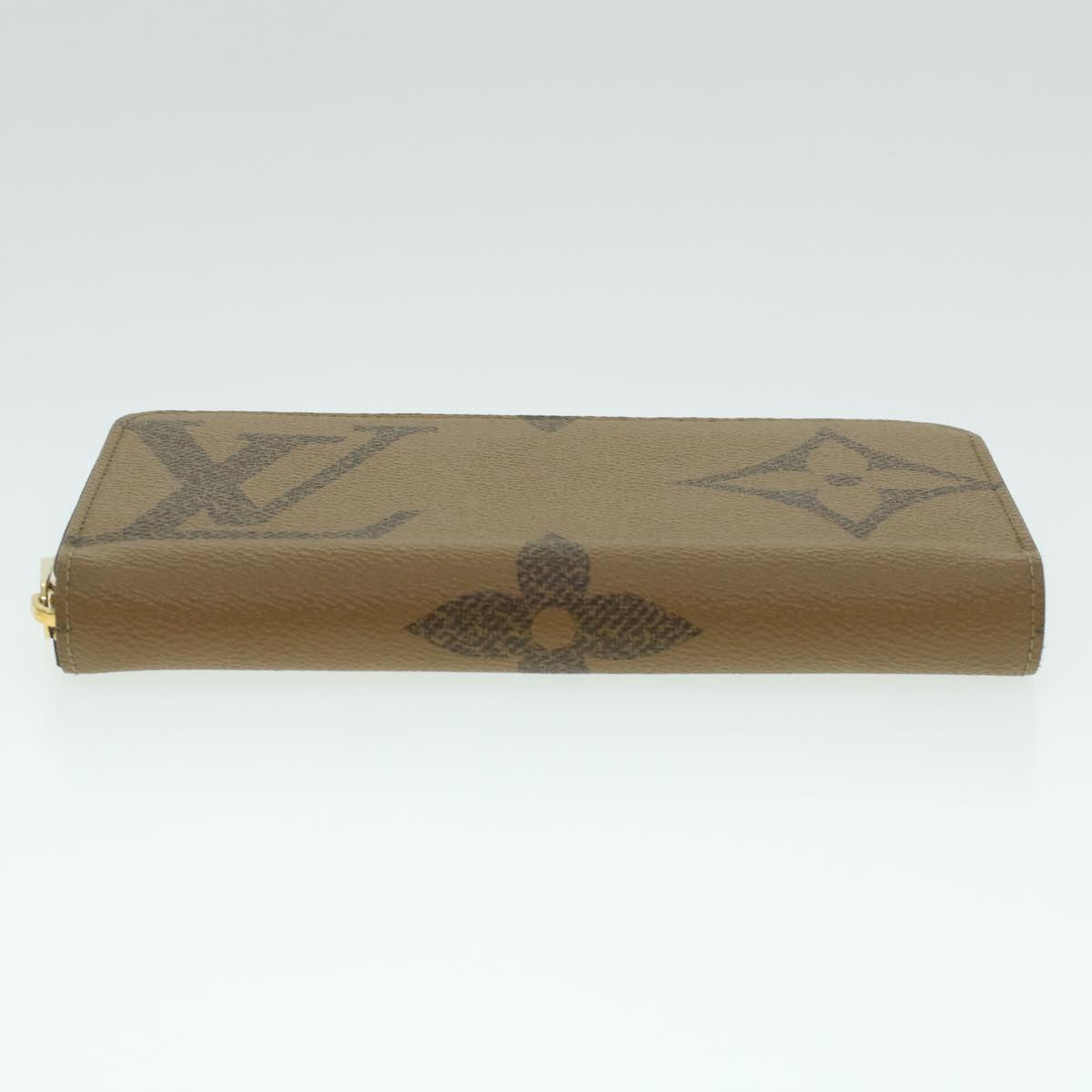 LOUIS VUITTON Monogram Giant Reverse Zippy Long Wallet M69353 LV Auth 38075M