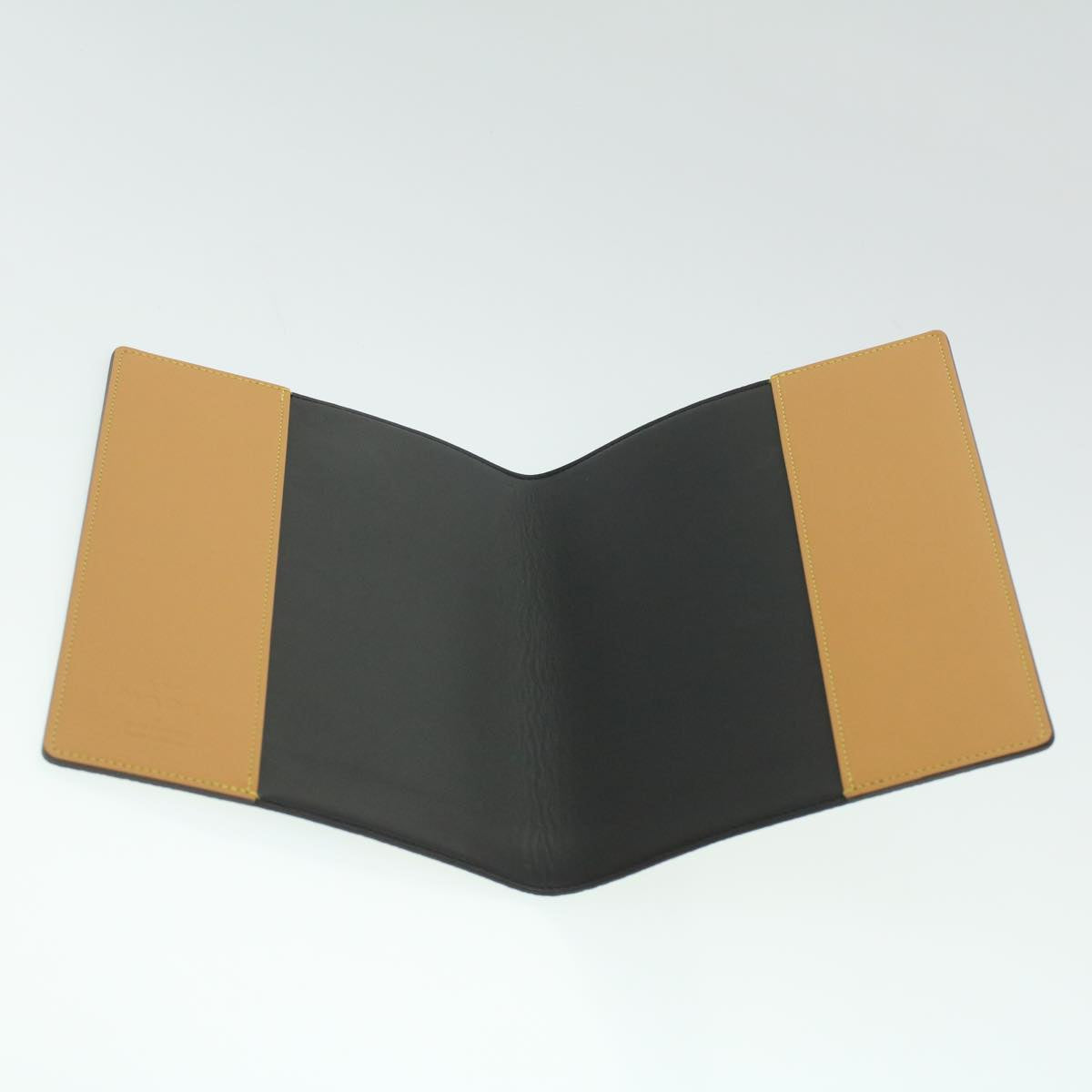 LOUIS VUITTON Stripe NIGO Quverture Carnet Cover Brown Black GI0720 Auth 38082SM