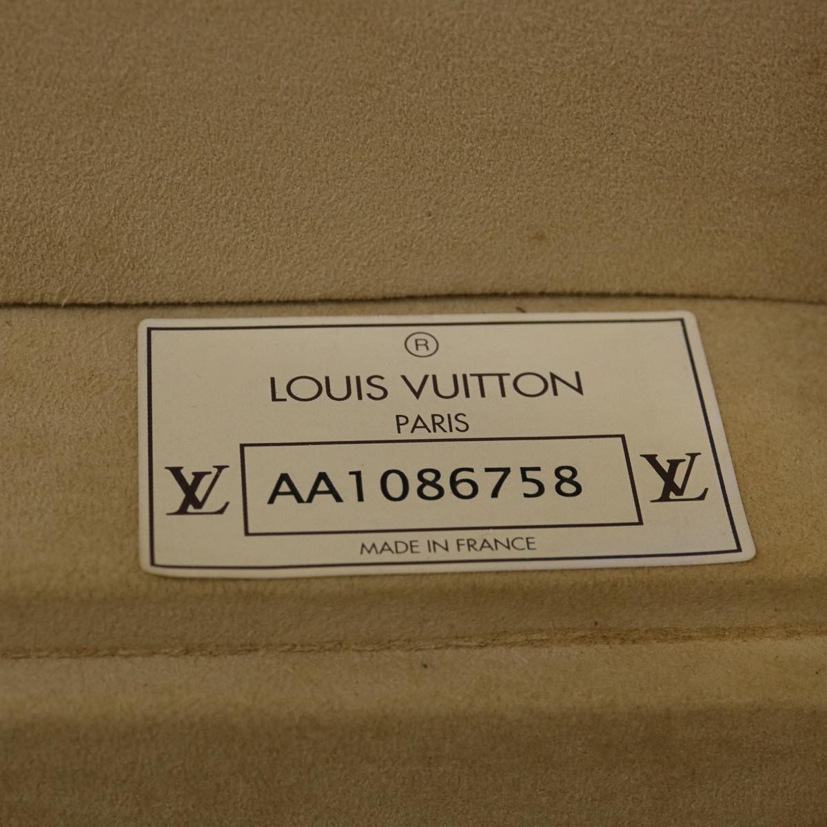 LOUIS VUITTON Damier Azur Cotteville 45 Trunk SPO LV Auth 38808SM