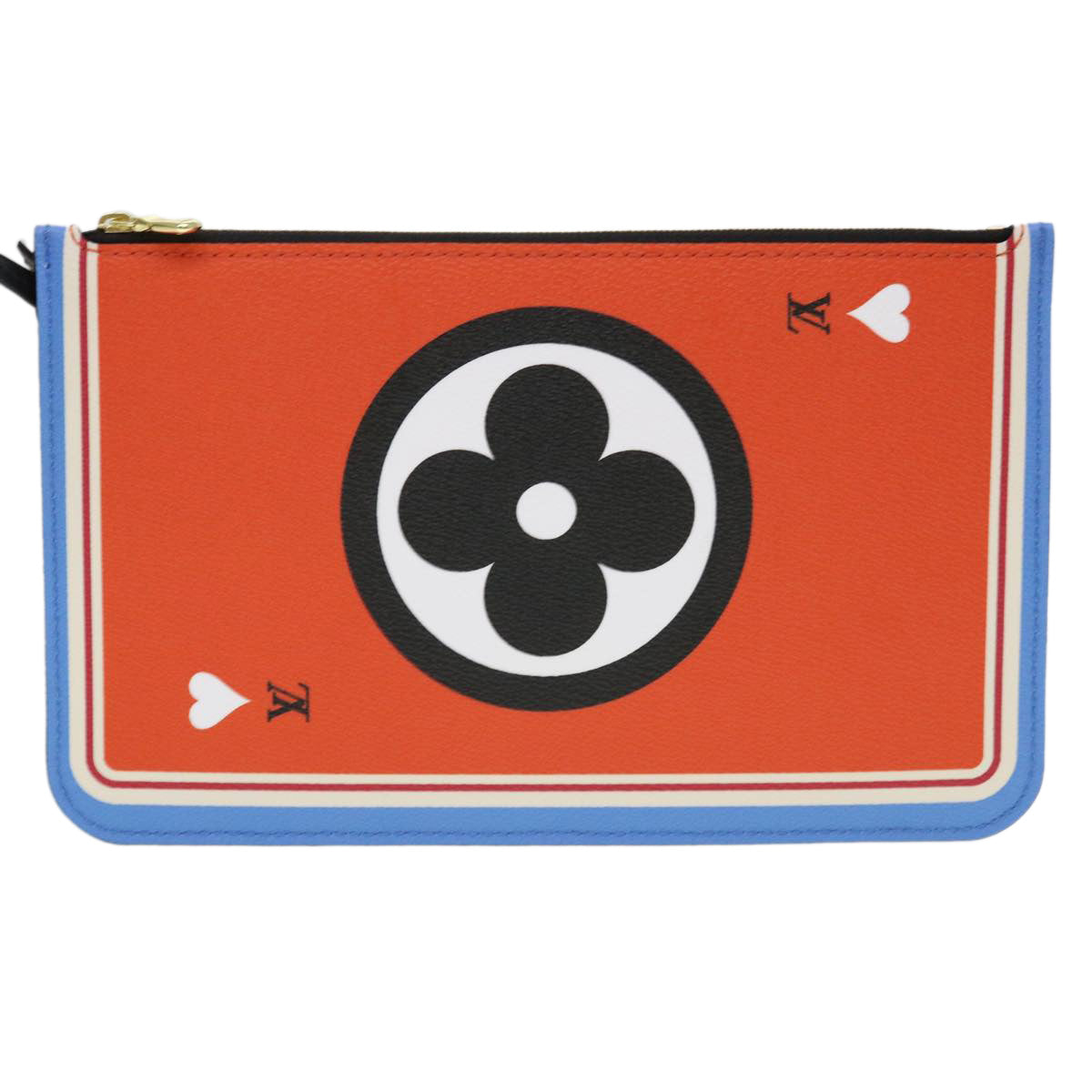 LOUIS VUITTON Monogram Game Neverfull MM Tote Bag White M57462 LV Auth 38983S