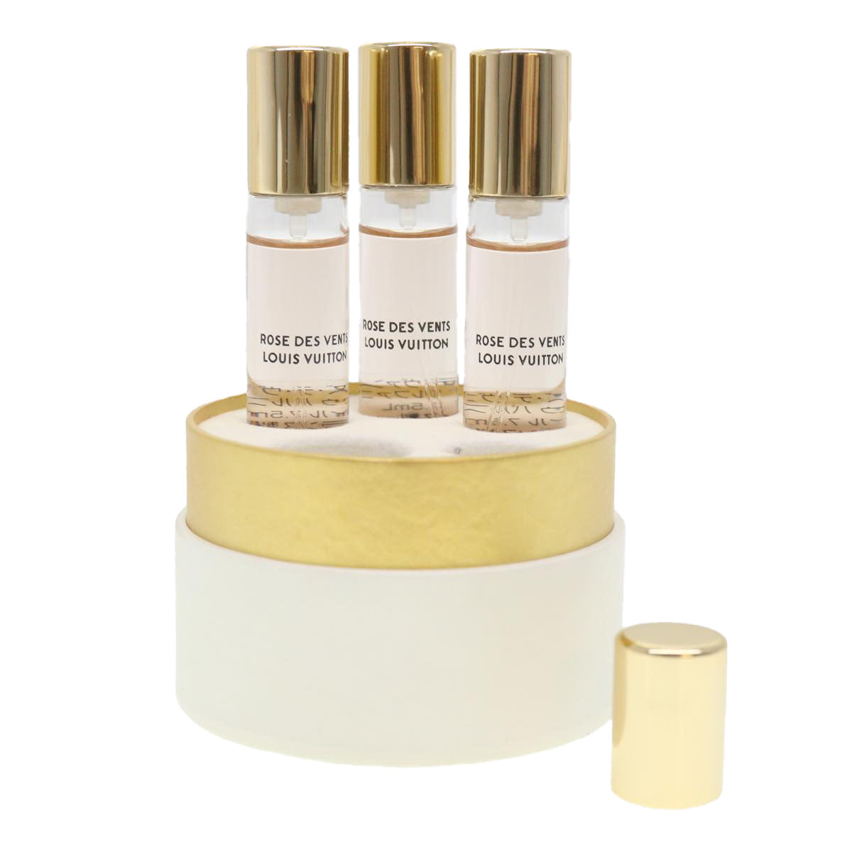 LOUIS VUITTON ROSE DES VENTS Perfume Clear LP0019 LV Auth 39400
