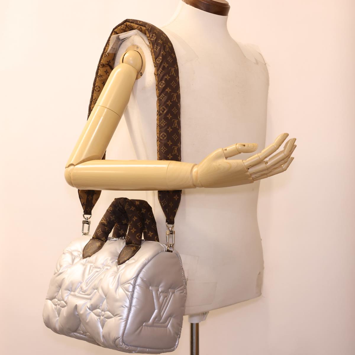 LOUIS VUITTON Micro Monogram Speedy Bandouliere 25 Hand Bag M20973 Auth 39926SM