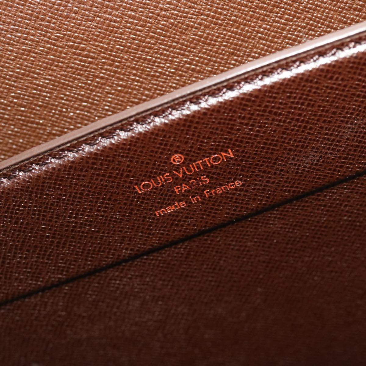 LOUIS VUITTON Damier Ebene President Trunk SPO LV Auth 39928SV