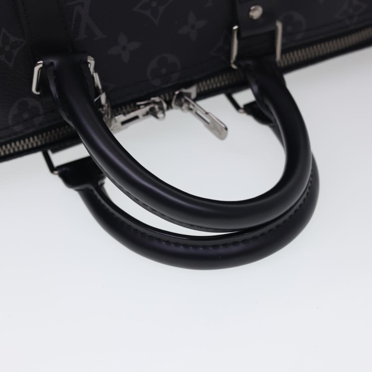 LOUIS VUITTON Eclipse Keepall Bandouliere 45 Boston Bag M43278 LV Auth 40033S