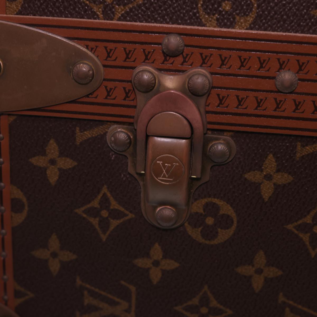LOUIS VUITTON Monogram Gemine Shoes Trunk M21626 LV Auth 41008SV