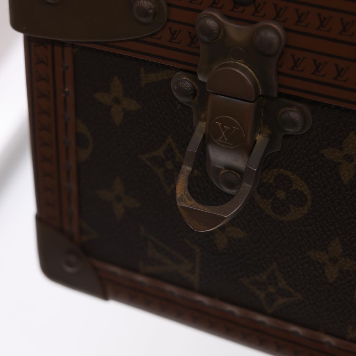 LOUIS VUITTON Monogram Gemine Shoes Trunk M21626 LV Auth 41008SV