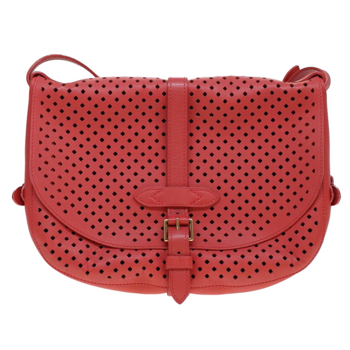 LOUIS VUITTON Perfo Furore Saumur Shoulder Bag Pink LV Auth 41755SAM