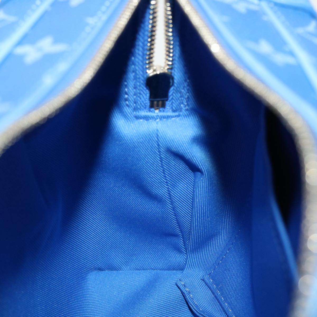 LOUIS VUITTON Monogram Clouds Soft Trunk Shoulder Bag Blue M45430 LV Auth 42826SM