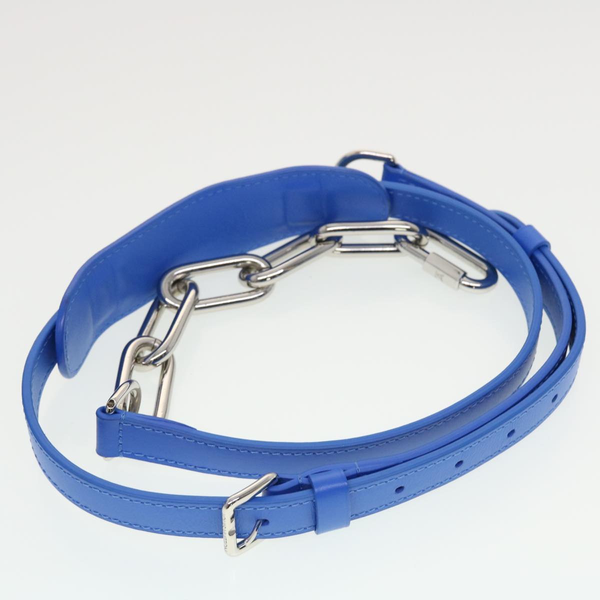LOUIS VUITTON Monogram Clouds Soft Trunk Shoulder Bag Blue M45430 LV Auth 42826SM