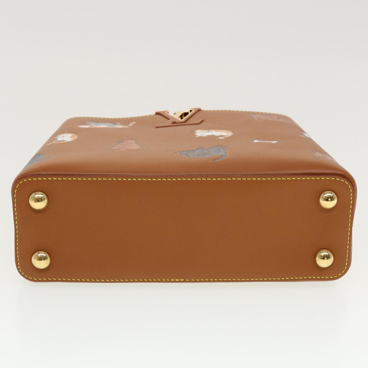 LOUIS VUITTON Catgram Capsine BB Hand Bag 2way Brown M53185 LV Auth 42827SM