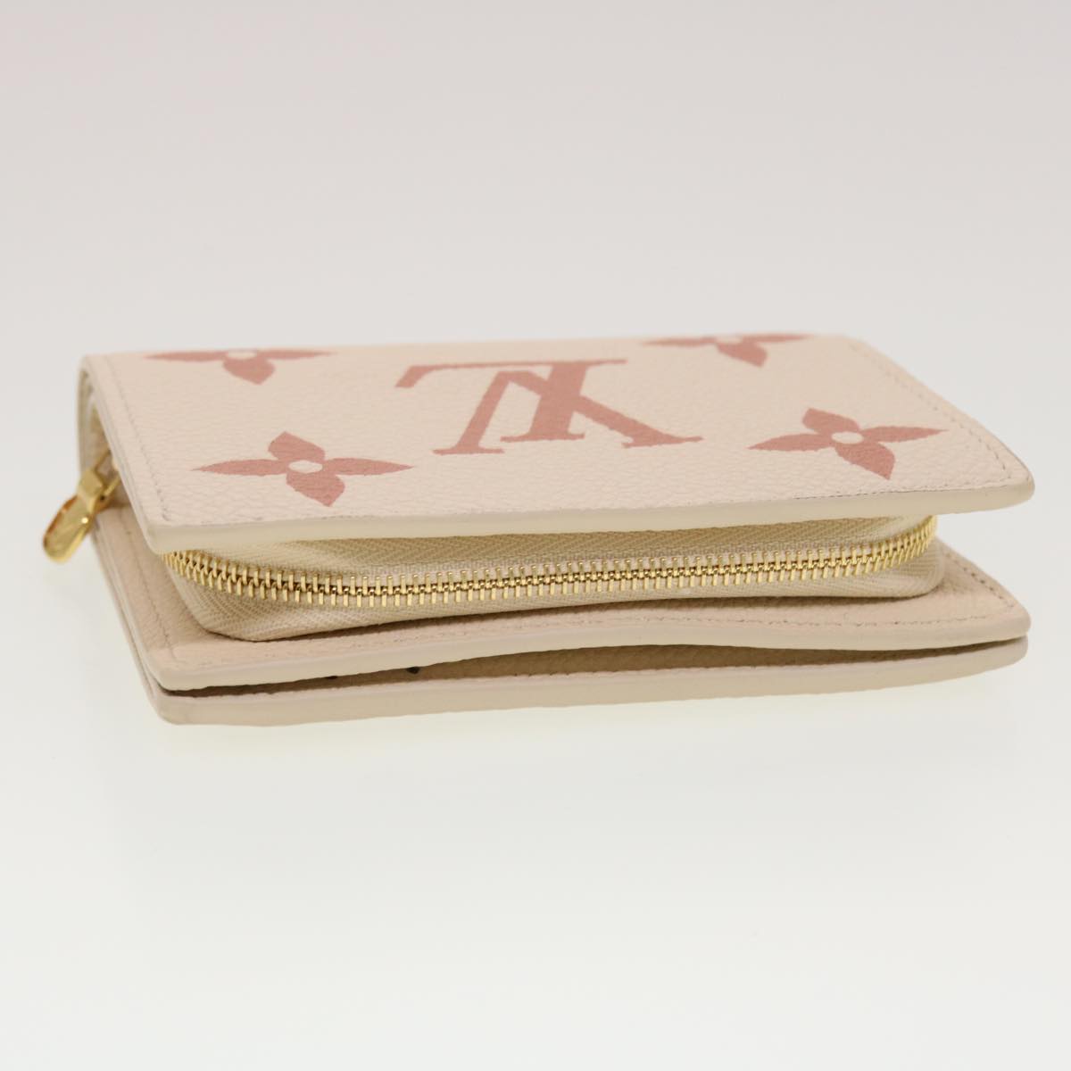 LOUIS VUITTON Monogram Empreinte Portefeuille Clare Wallet White M81927 42904SM