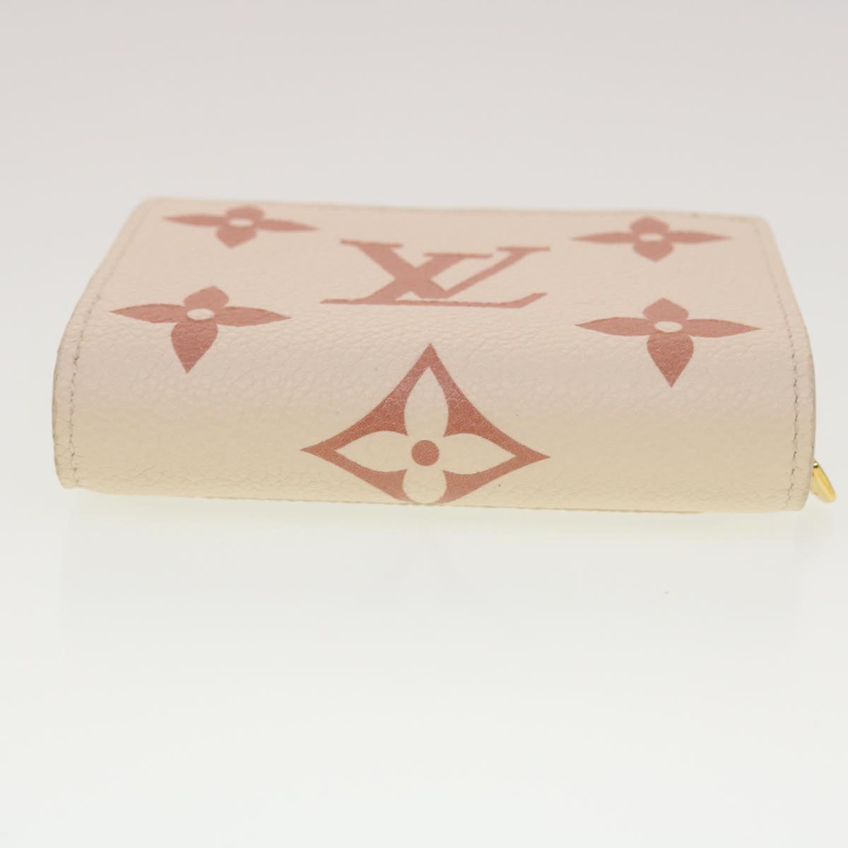 LOUIS VUITTON Monogram Empreinte Portefeuille Clare Wallet White M81927 42904SM