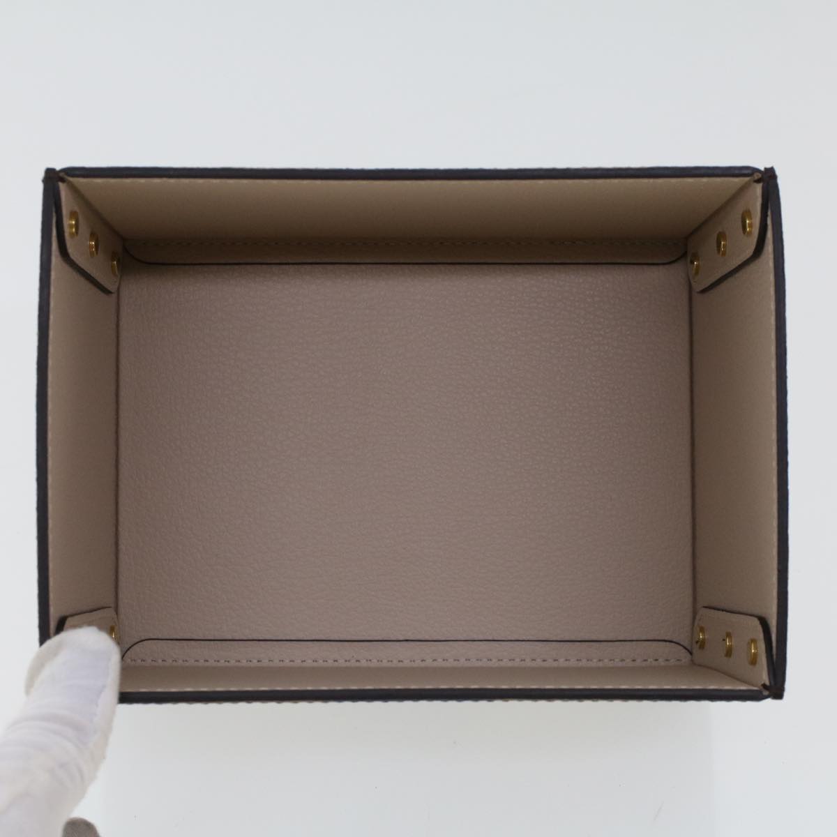 LOUIS VUITTON Stripe Tiger Cardboard Box NIGO Case Brown GI0718 LV Auth 43816SM