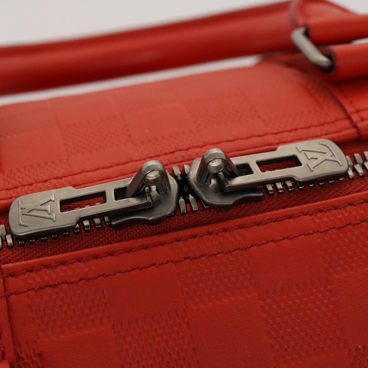 LOUIS VUITTON Damier Infini Keepall Bandouliere 45 Fusion N41142 Auth 43817SAM