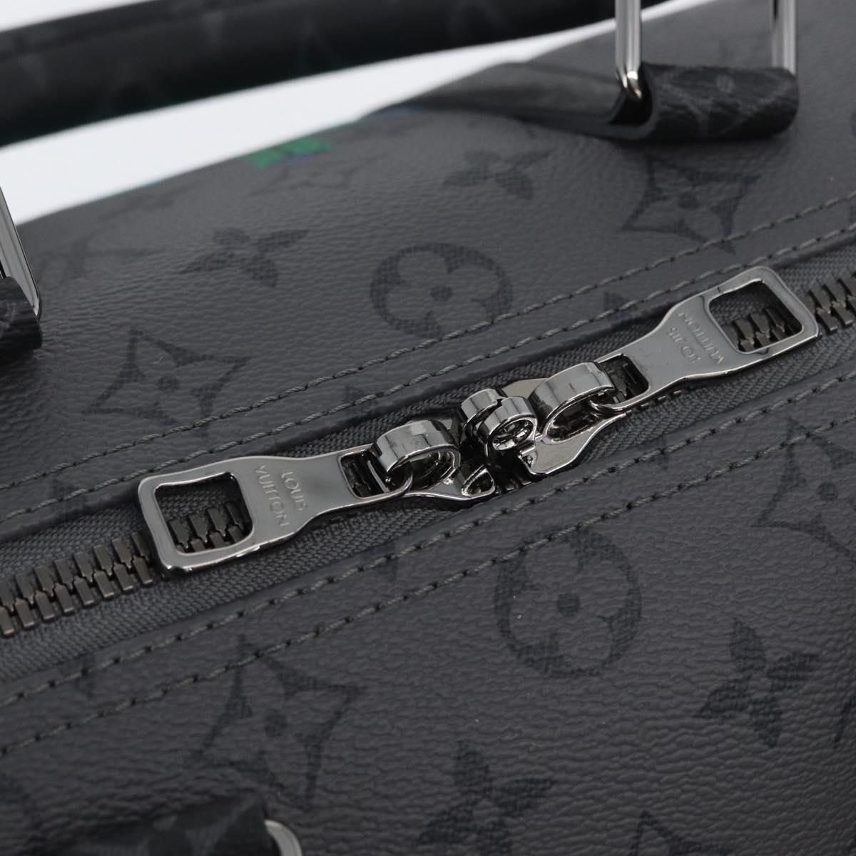LOUIS VUITTON Eclipse Pumpkin LV × YK Keepall Bandouliere 45 M46441 Auth 44061SM