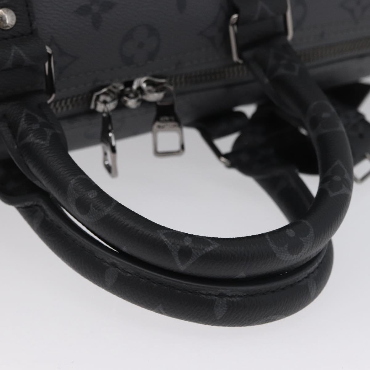 LOUIS VUITTON Eclipse Pumpkin LV × YK Keepall Bandouliere 45 M46441 Auth 44061SM