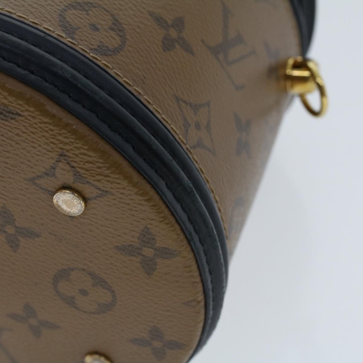 LOUIS VUITTON Monogram Reverse Cannes Hand Bag 2way M43986 LV Auth 44215SAV