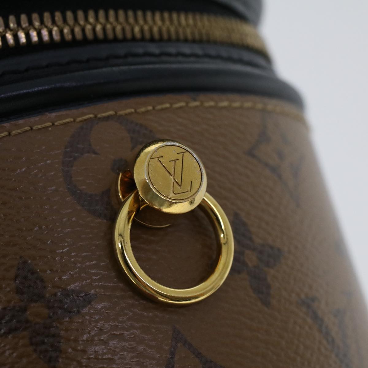 LOUIS VUITTON Monogram Reverse Cannes Hand Bag 2way M43986 LV Auth 44215SAV