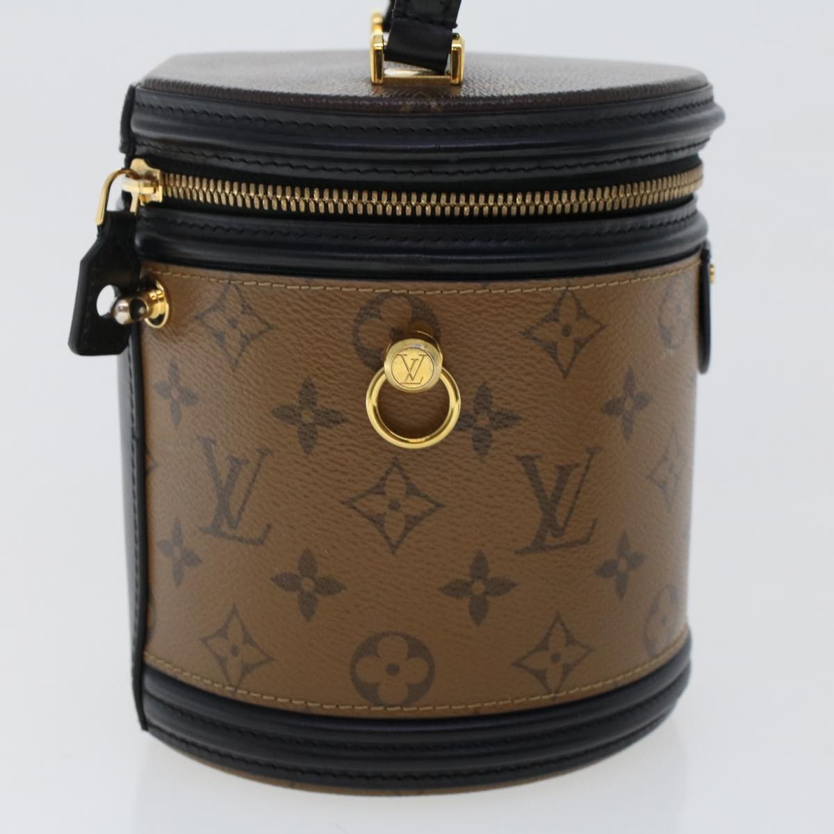 LOUIS VUITTON Monogram Reverse Cannes Hand Bag 2way M43986 LV Auth 44215SAV