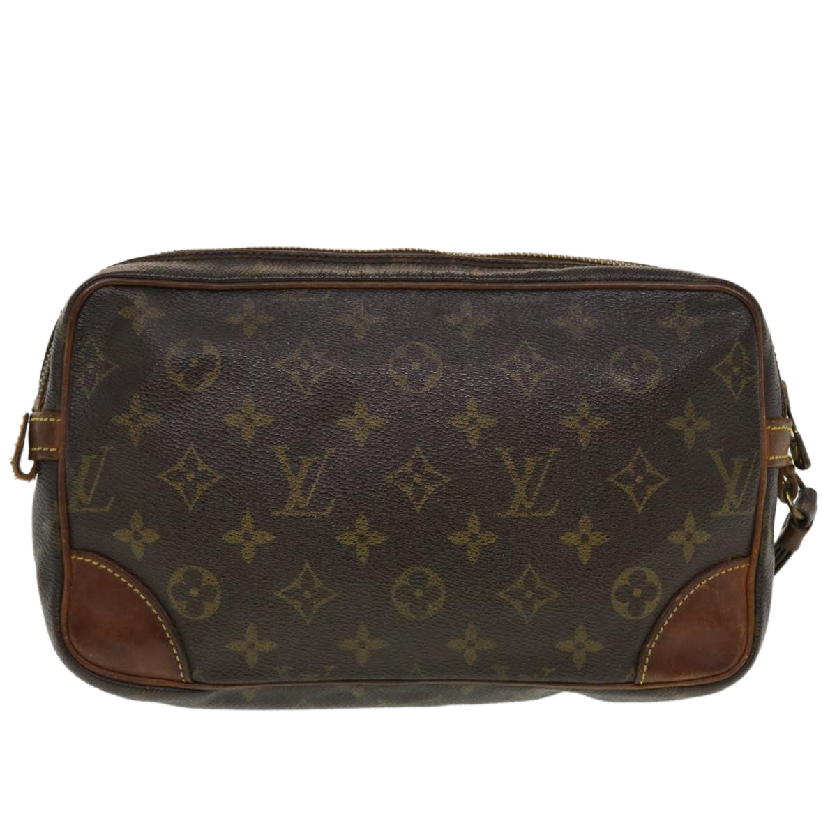 LOUIS VUITTON Monogram Marly Dragonne GM Clutch Bag M51825 LV Auth 44312