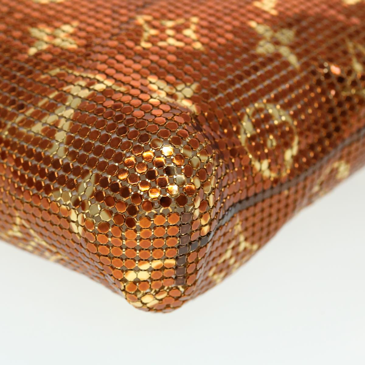 LOUIS VUITTON Monogram Mesh Frances Shoulder Bag Sequin M92287 LV Auth 44524SM