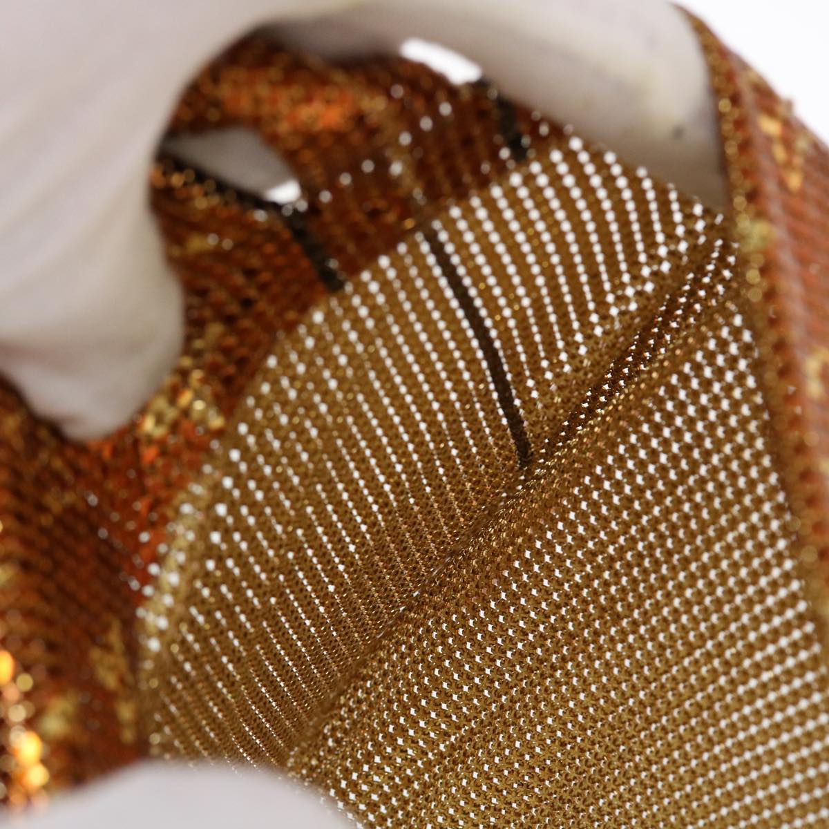 LOUIS VUITTON Monogram Mesh Frances Shoulder Bag Sequin M92287 LV Auth 44524SM