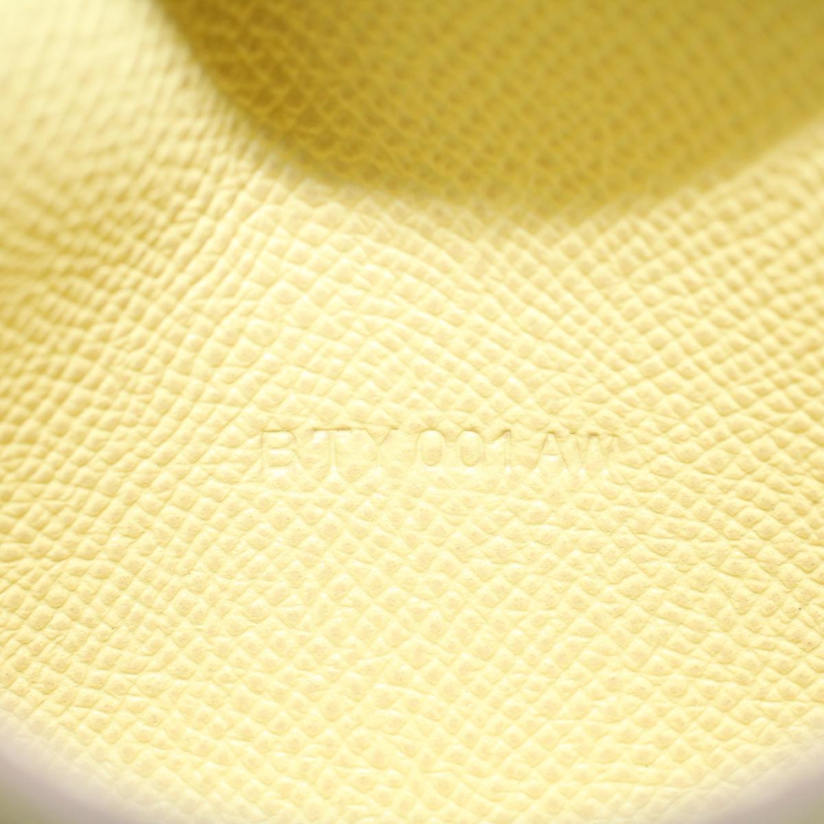 HERMES Bearn Compact Wallet Epsom Yellow Auth 45049SM