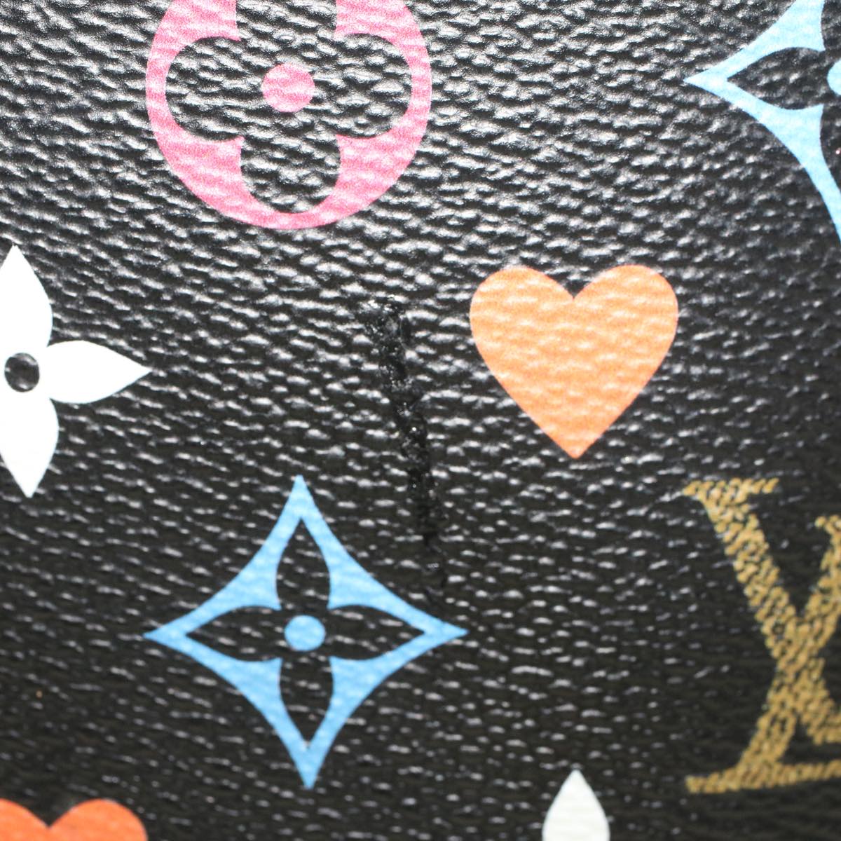 LOUIS VUITTON Monogram Game On Neverfull MM Shoulder Bag M57483 LV Auth 46152S