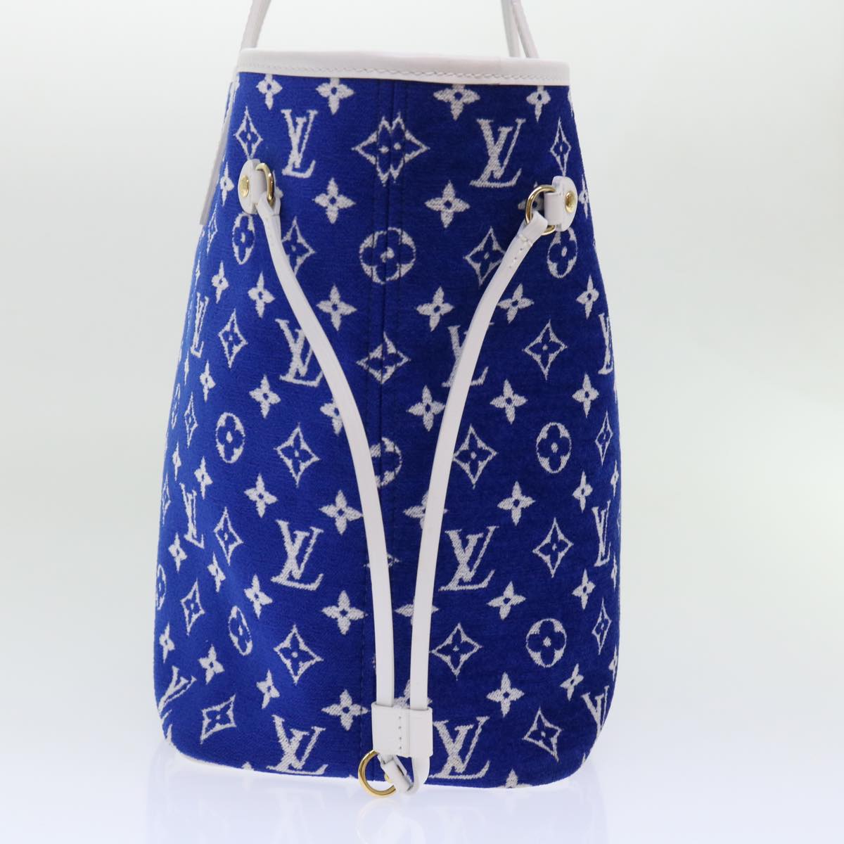 LOUIS VUITTON Monogram Jaguar Neverfull MM Tote Bag Velvet M46220 LV Auth 46153S