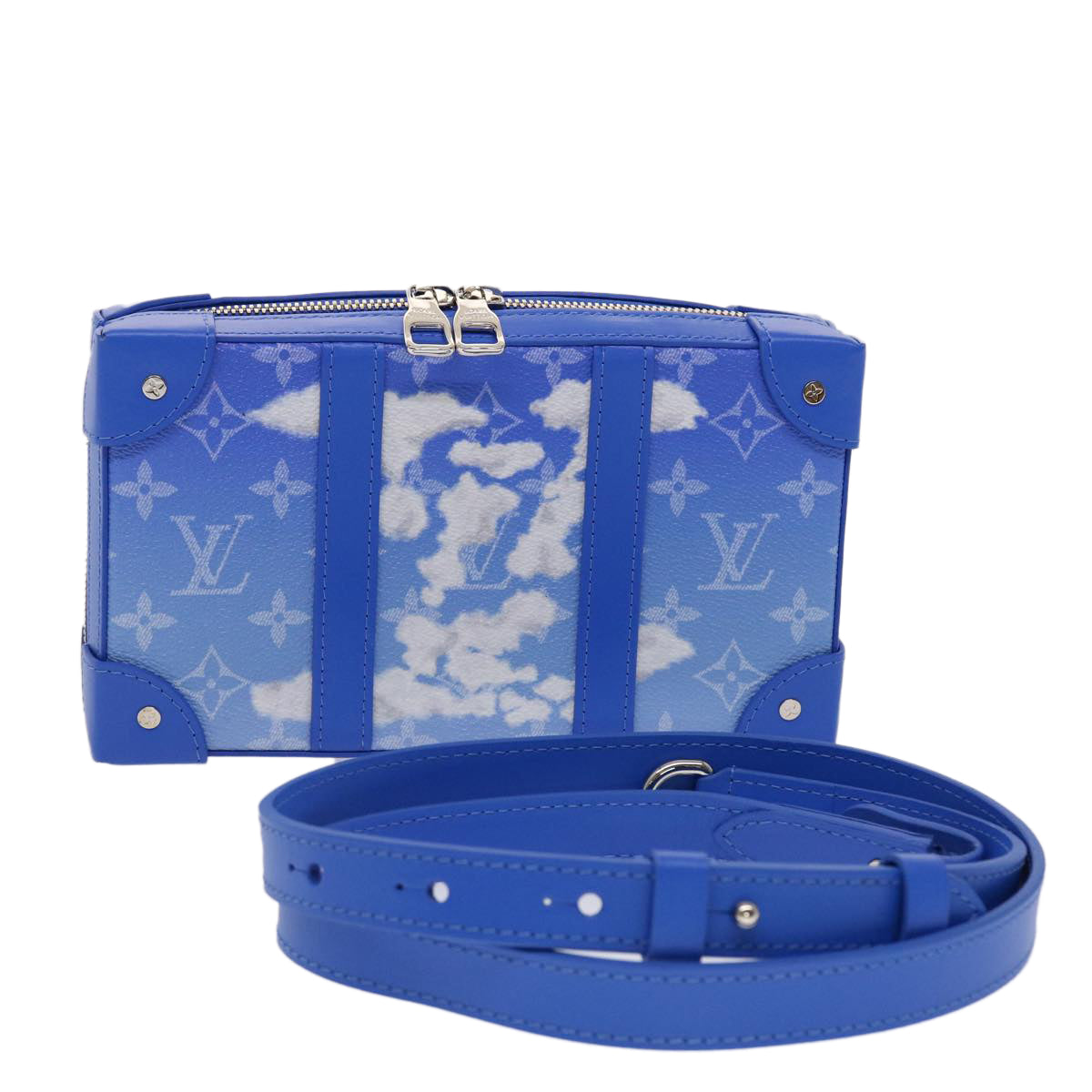 LOUIS VUITTON Monogram Clouds Soft Trunk Wallet Shoulder Bag M45432 Auth 47398SM