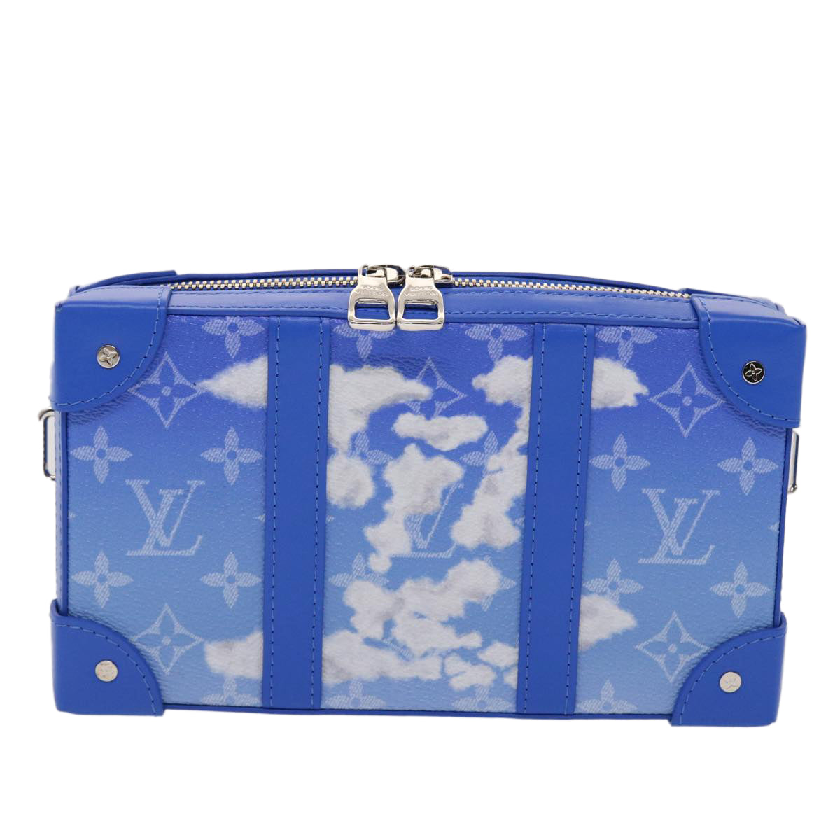 LOUIS VUITTON Monogram Clouds Soft Trunk Wallet Shoulder Bag M45432 Auth 47398SM