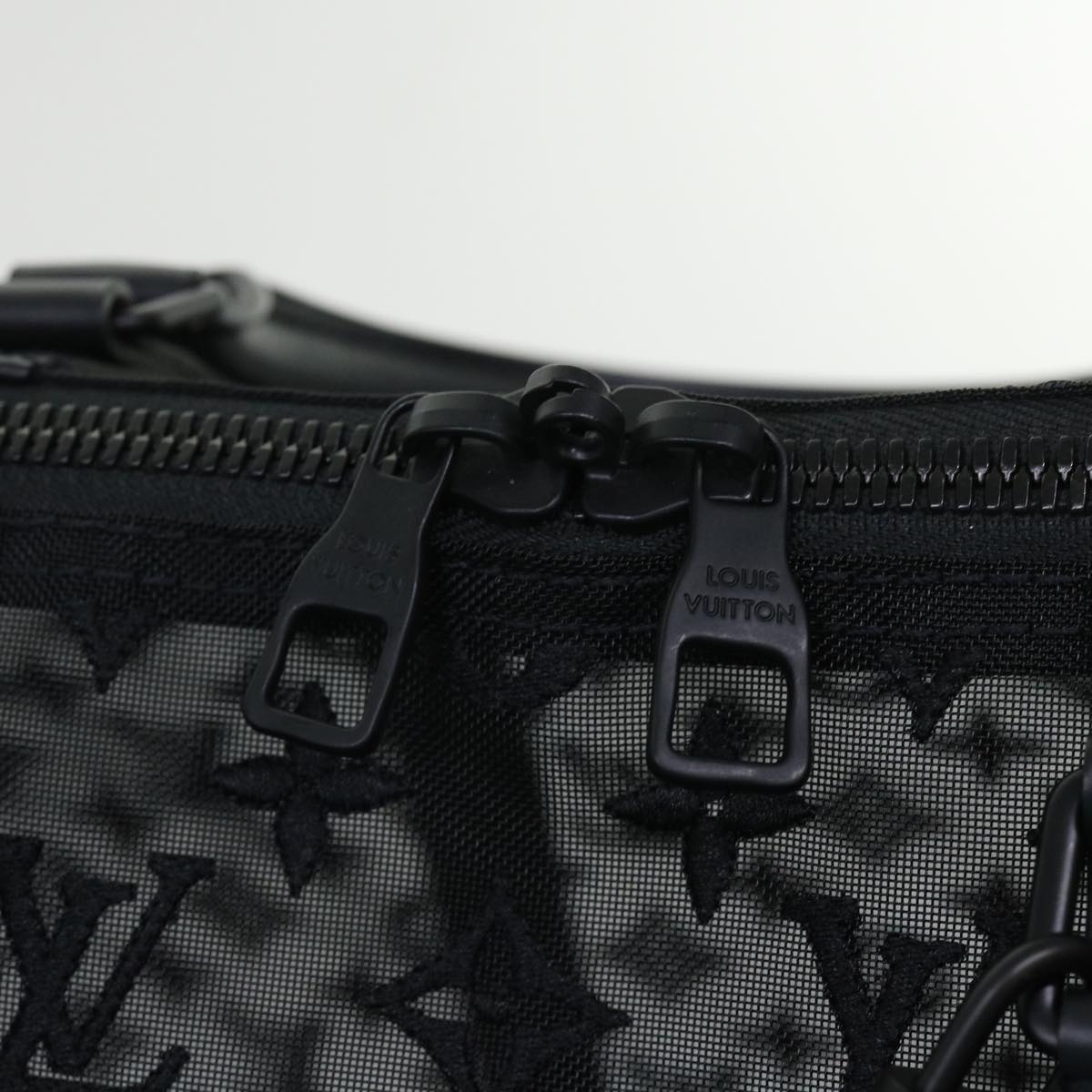 LOUIS VUITTON Monogram See Through Keepall Bandouliere 50 M53971 LV Auth 47400S