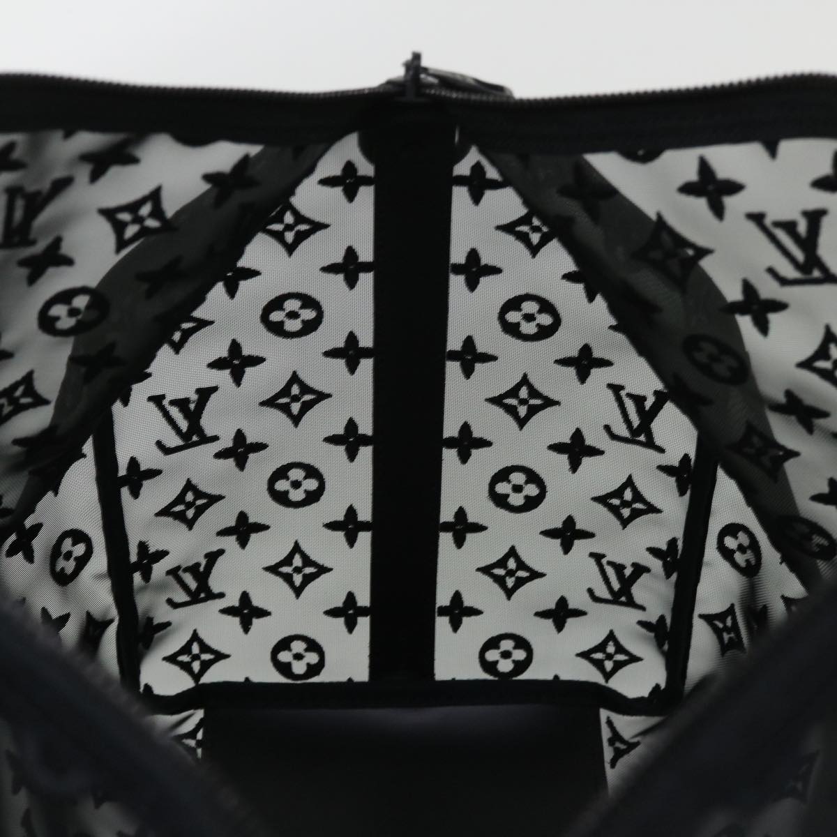 LOUIS VUITTON Monogram See Through Keepall Bandouliere 50 M53971 LV Auth 47400S