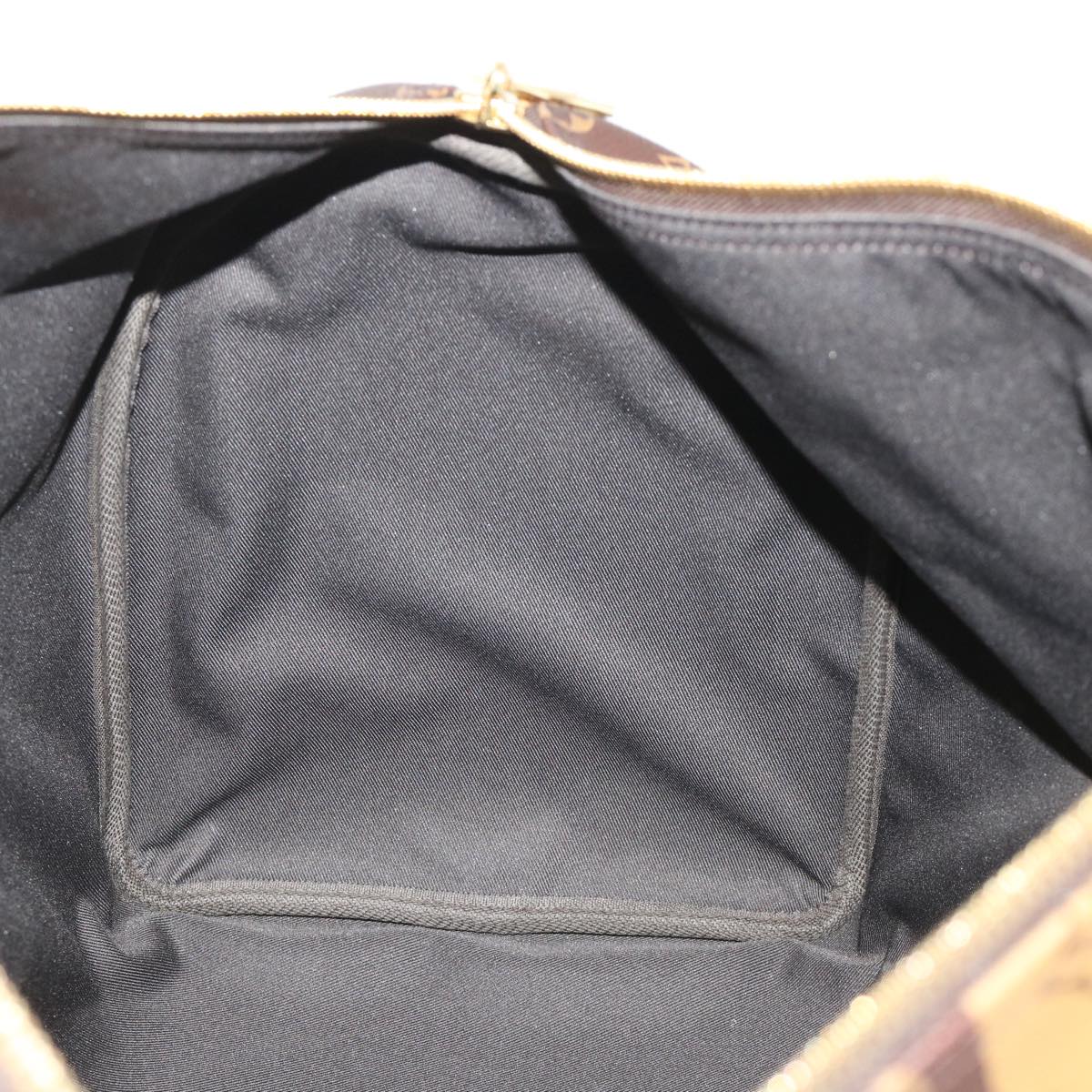 LOUIS VUITTON Monogram Stripe Keepall Bandouliere 50 Bag M45967 LV Auth 47401S