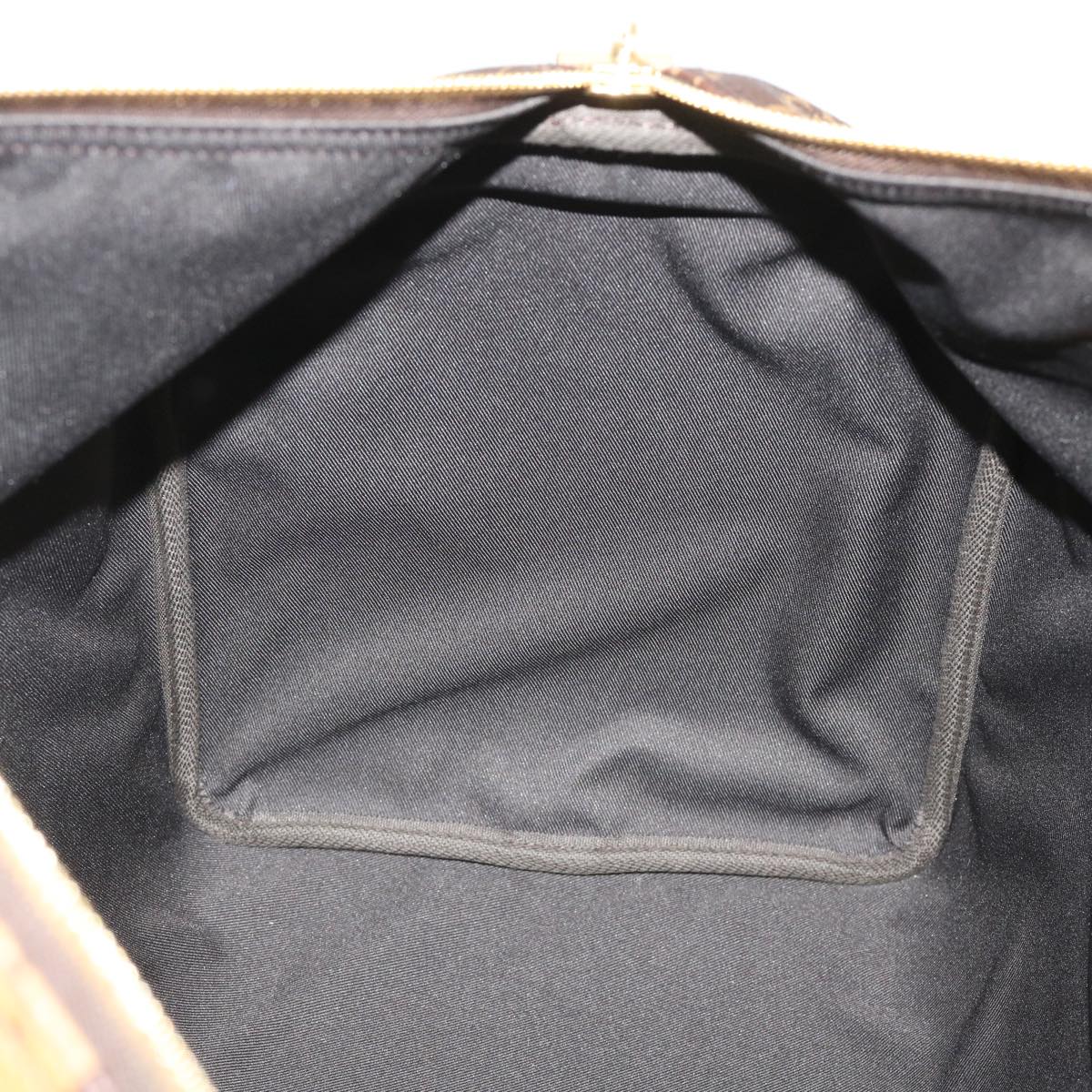 LOUIS VUITTON Monogram Stripe Keepall Bandouliere 50 Bag M45967 LV Auth 47401S